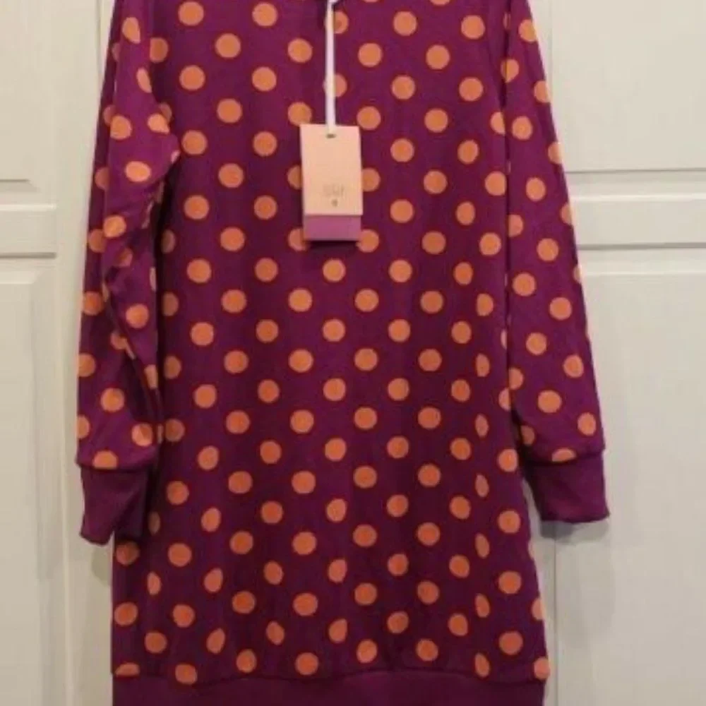 Victor Glemaud x Target Purple Polka Dot Tunic Dress - Womens XS - NEW with tags - Picture 2 of 5
